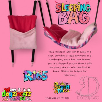 sleeping bag for marmosets and sugar gliders