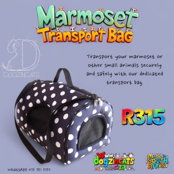 marmoset transport bag for marmosets and sugar gliders