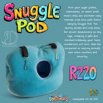 Snuggle Pod for marmosets and sugar gliders
