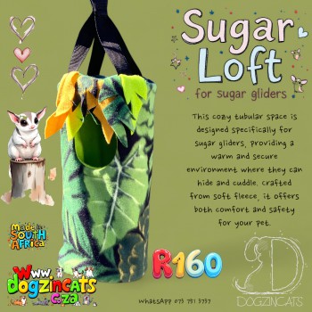 Sugar loft for marmoset monkeys and sugar gliders