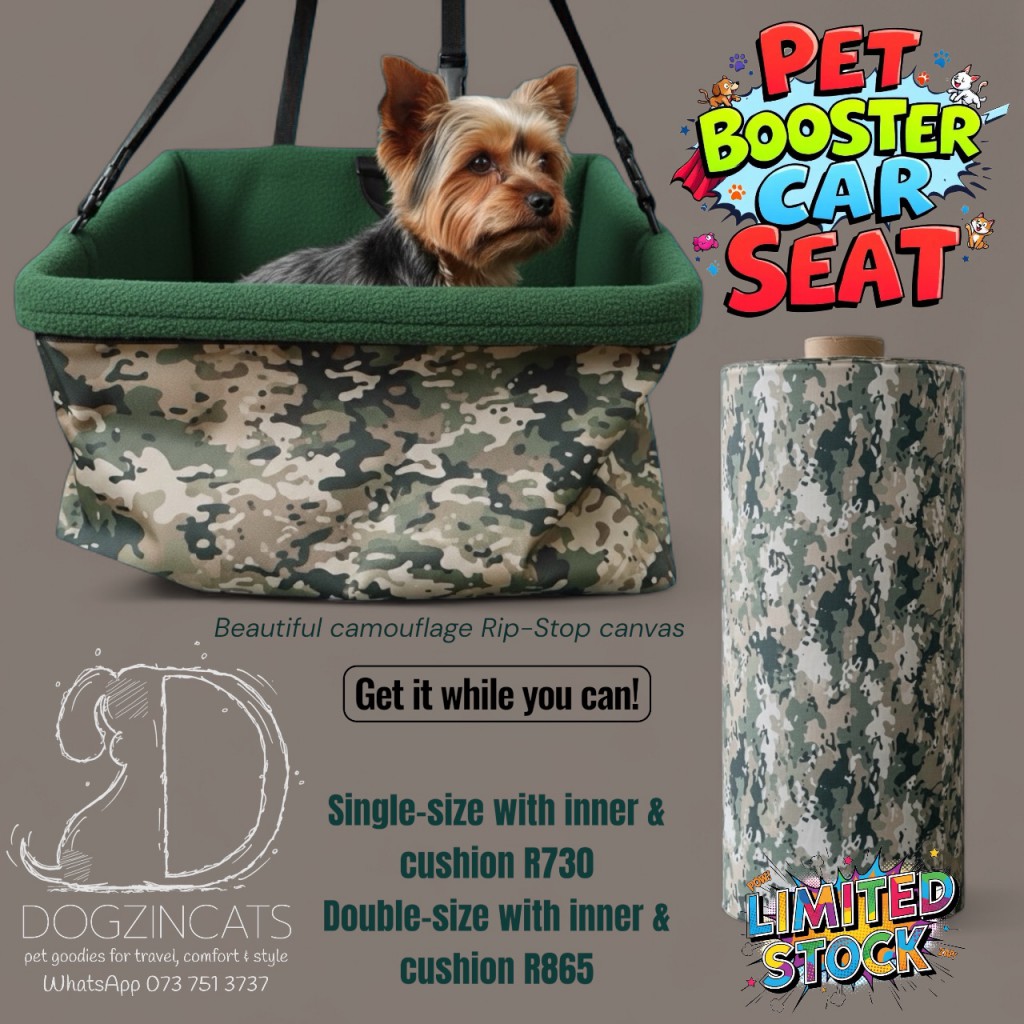 pet booster seat camo