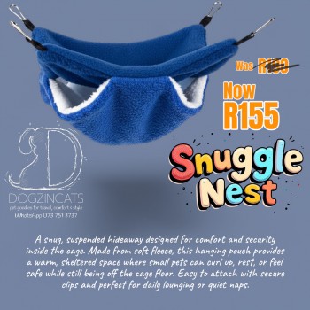 Snuggle Nest for marmosets and sugar gliders