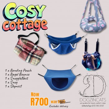 cosy cottage set for marmosets